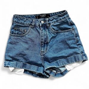 Factorie high waisted blue denim shorts Size 2 US (8 AUS)